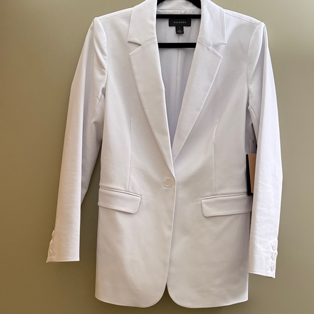 Halogen White Blazer